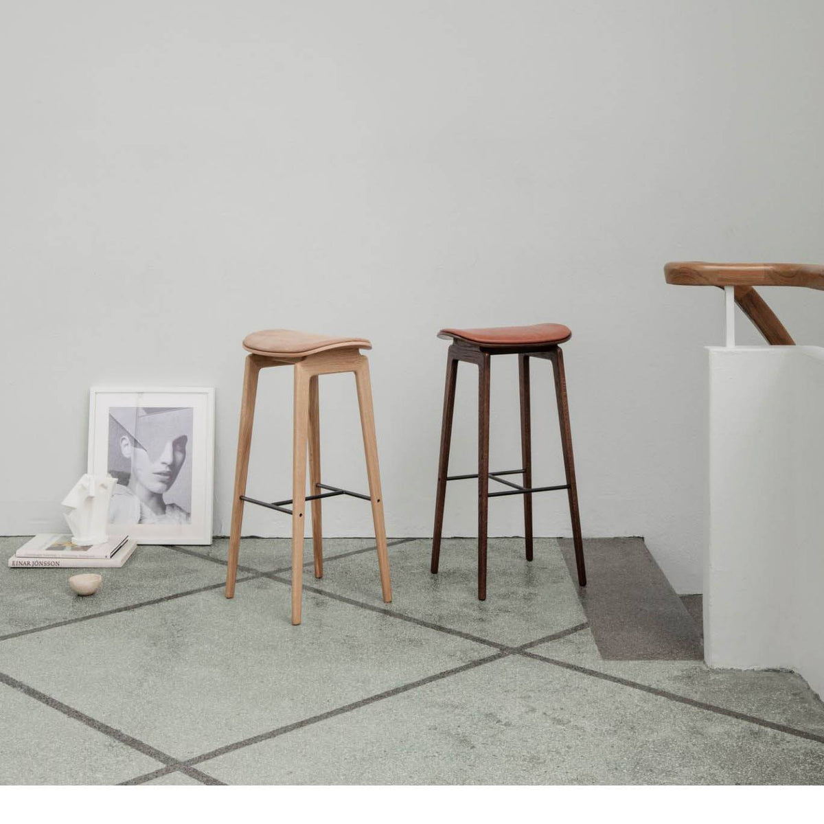NY11 Bar stool, upholstered | NORR11 | Skandium London