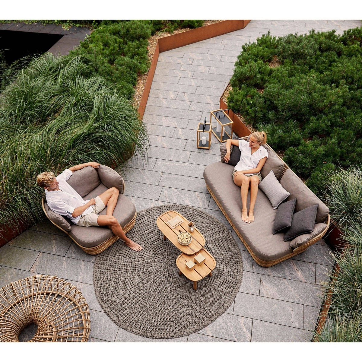 Cane-line - Basket Sofa - 2-Seater - Skandium London