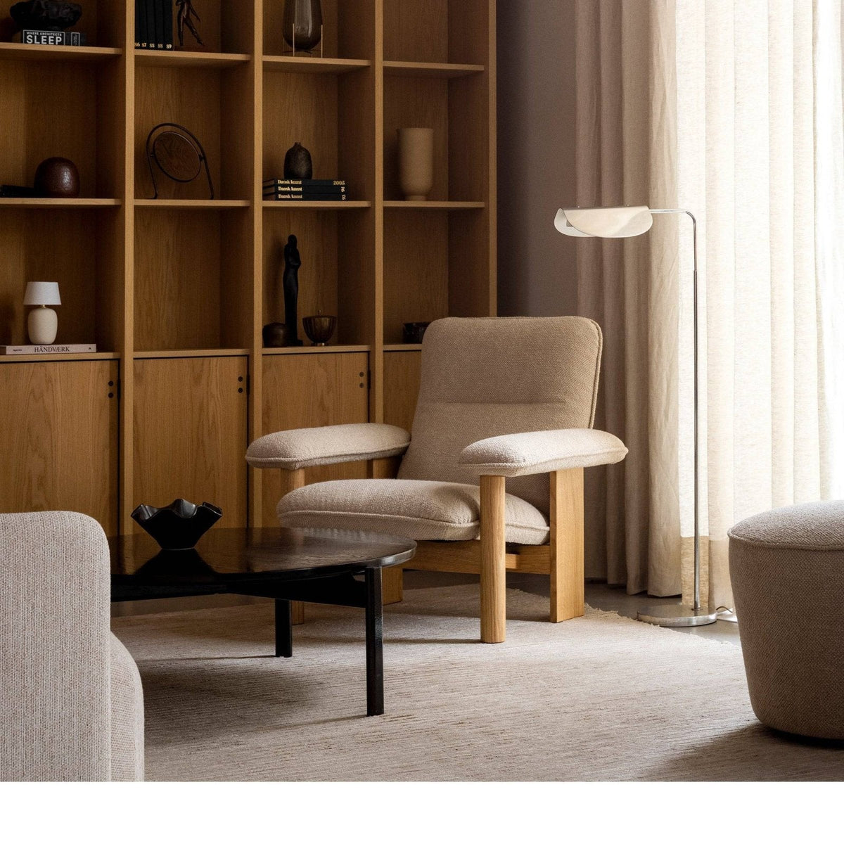 Audo (Menu) - Brasilia lounge chair - fabric - Skandium London