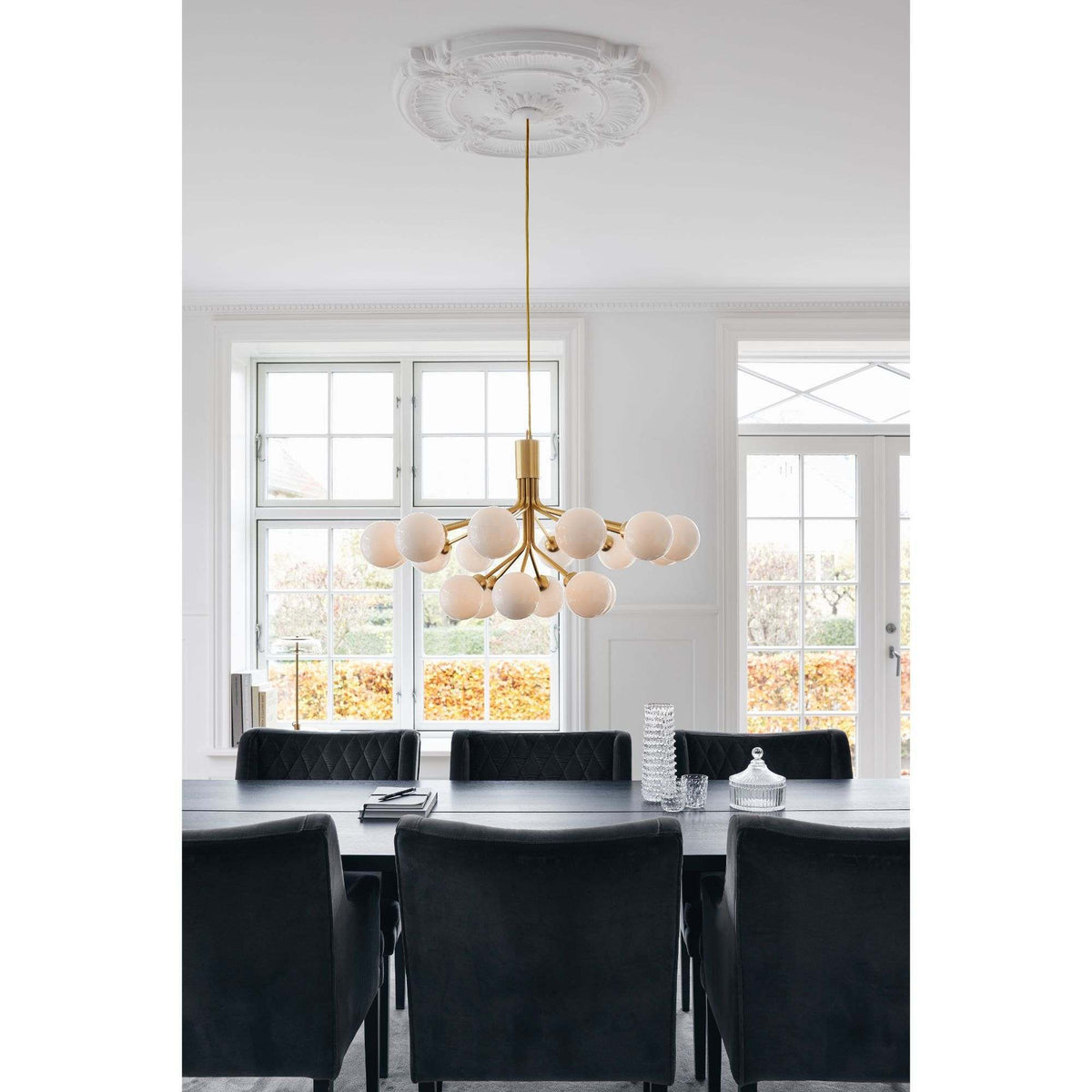 Apiales 18 brushed brass pendant lamp | Nuura | Skandium London