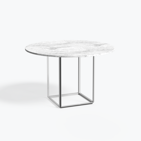 New Works - Florence dining table - Ø 120 cm, w. marble - Skandium London