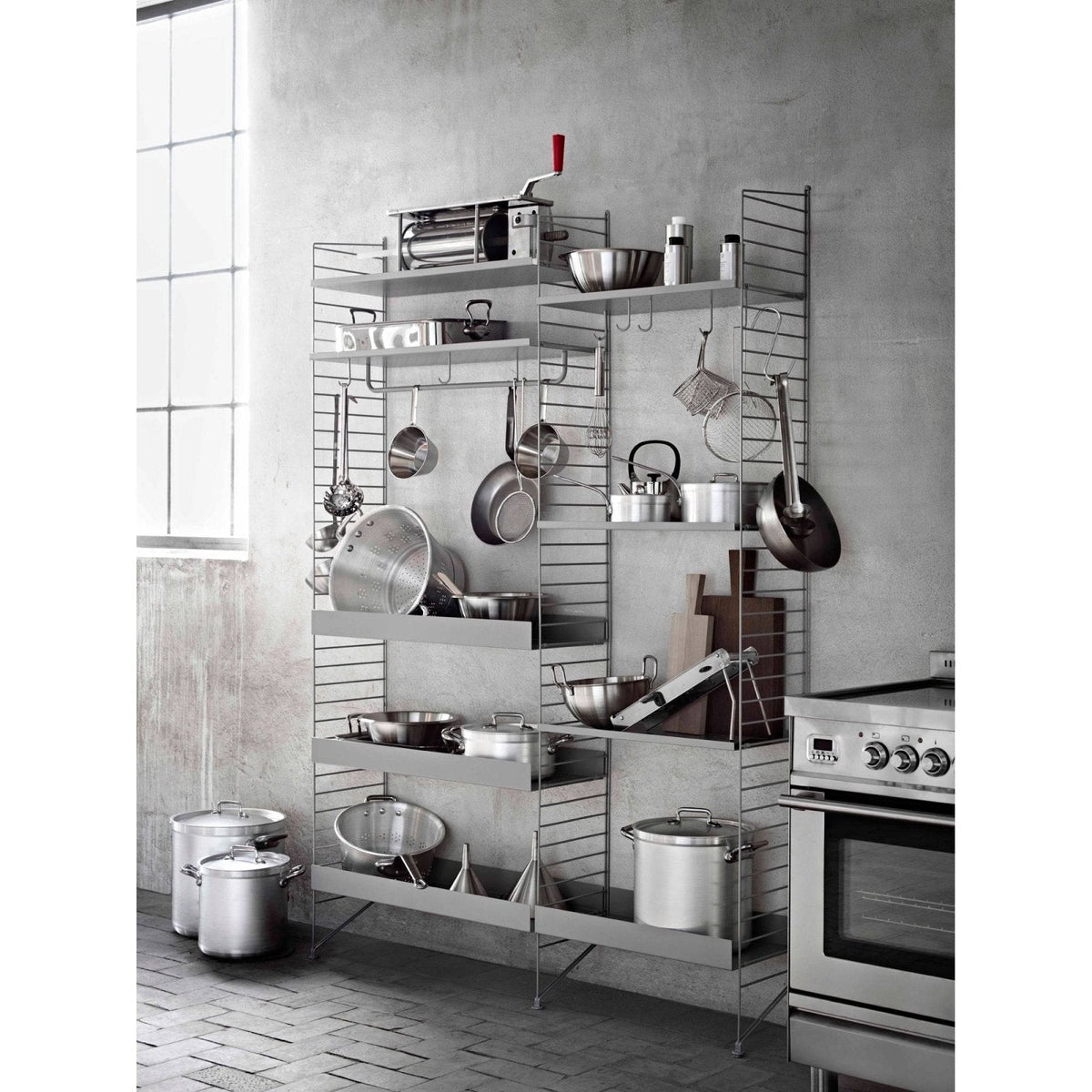 String - Rails for Metal Shelves - Skandium London