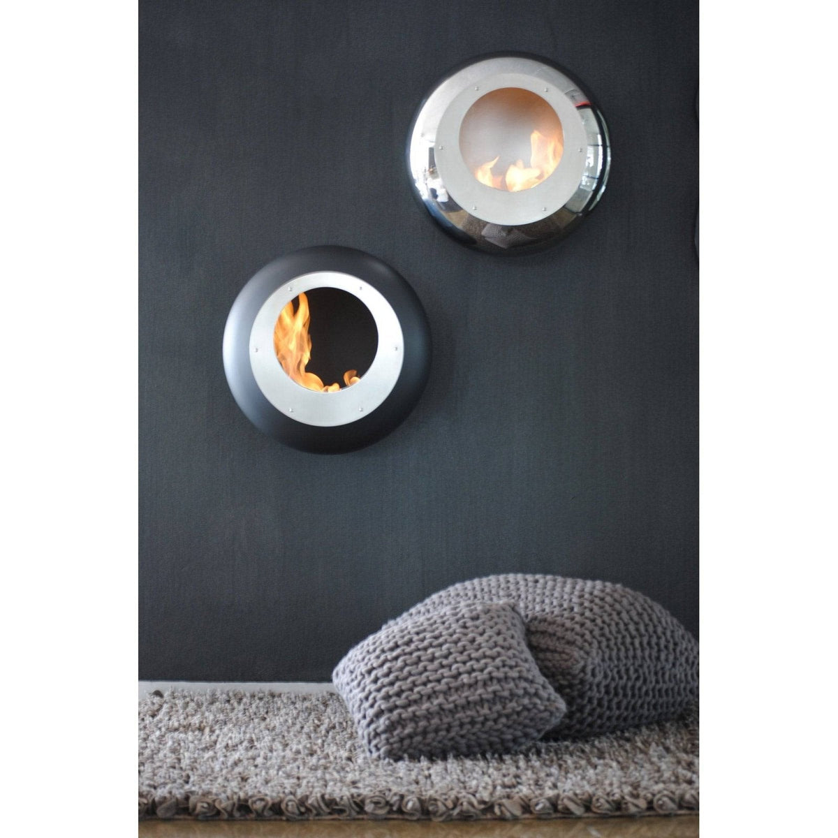 Cocoon Fires - Vellum - Wall Mounted Fireplace - Skandium London