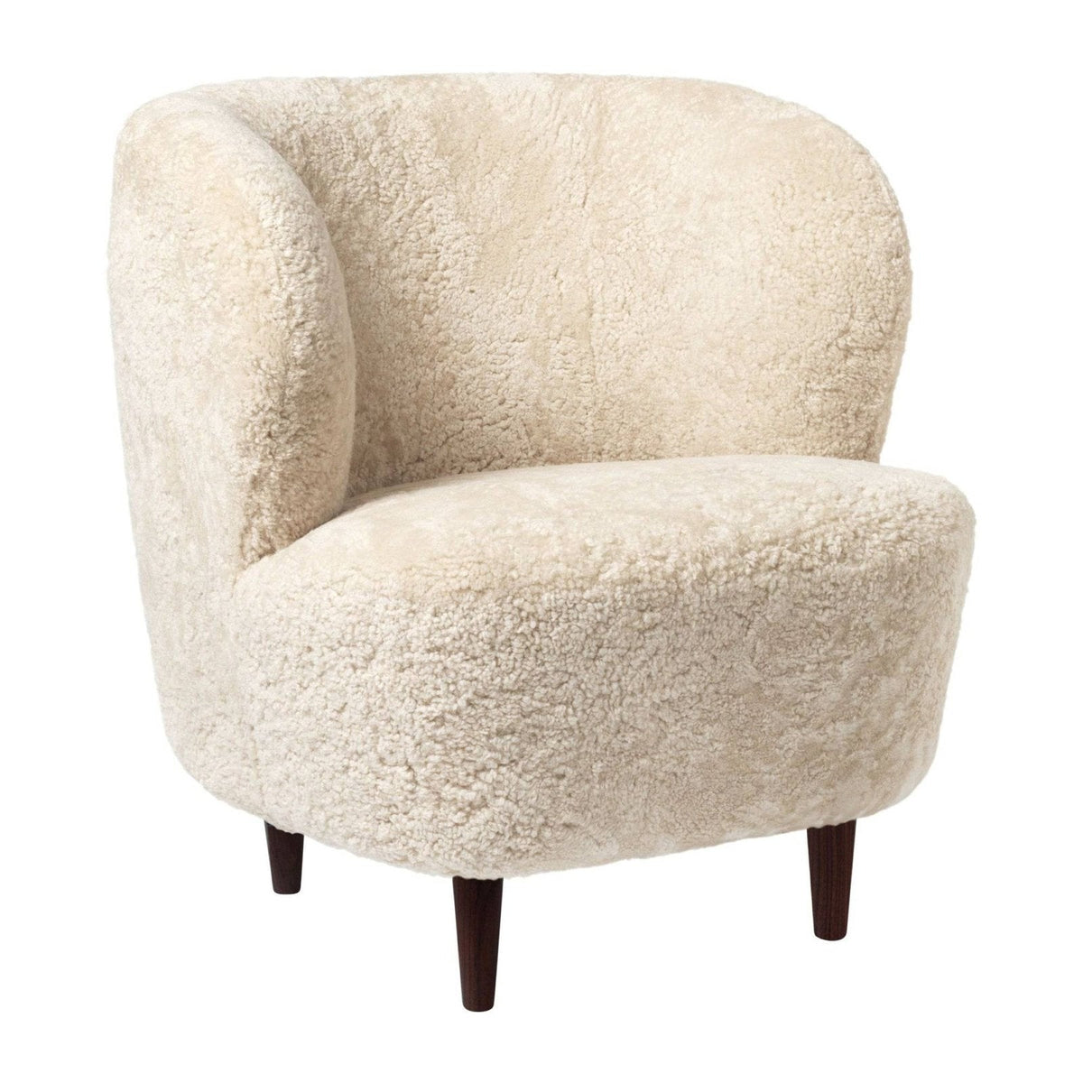 Gubi - Stay Lounge Chair - Small - Wooden Legs - Skandium London