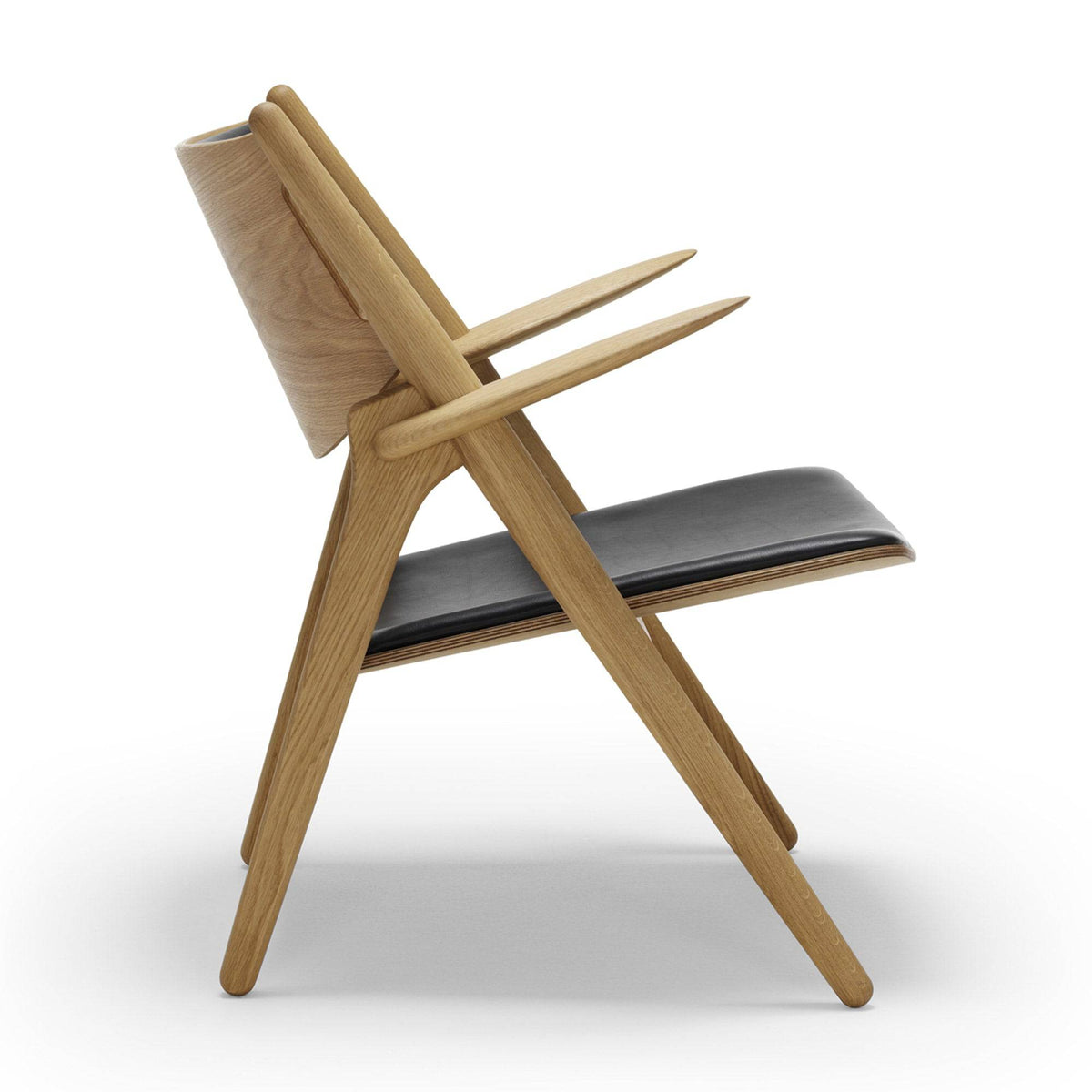 Carl Hansen - CH28 Upholstered Chair - Leather - Skandium London