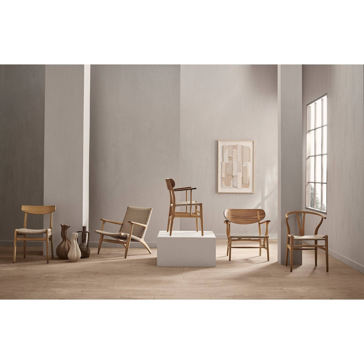 Carl Hansen - CH25 - Lounge Chair - Skandium London