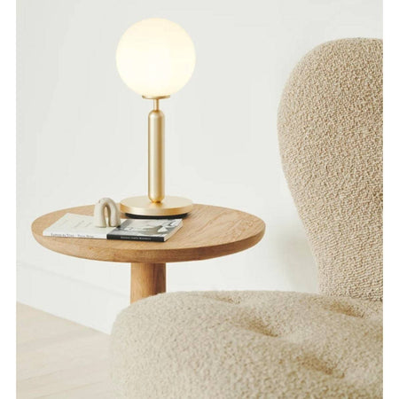 Miira table light | brass / opal white | Nuura | Skandium London