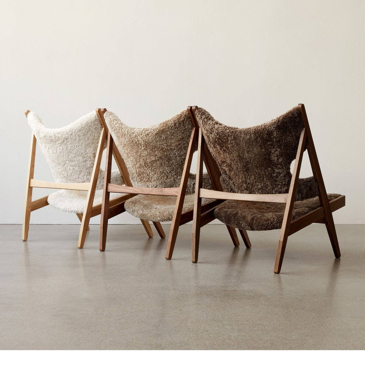Audo - Knitting Lounge Chair - Sheepskin - Skandium London