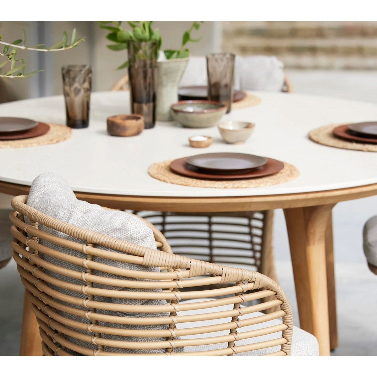 Cane-line - Aspect dining table - Ø 144 cm - Skandium London