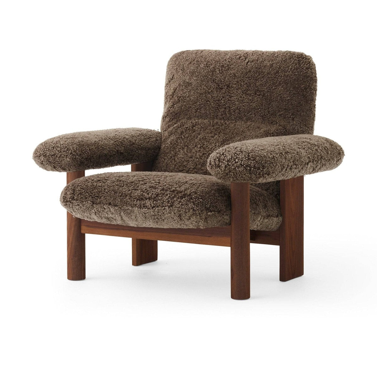 Audo (Menu) - Brasilia Lounge Chair - Sheepskin - Skandium London