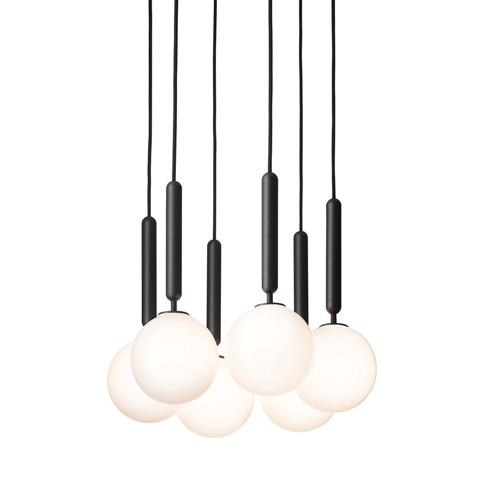 Miira 6 Opal Pendant Lamp | Nuura | Skandium London
