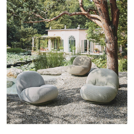 Gubi - Pacha Lounge Chair - Outdoor Swivel w. Armrest - Skandium London