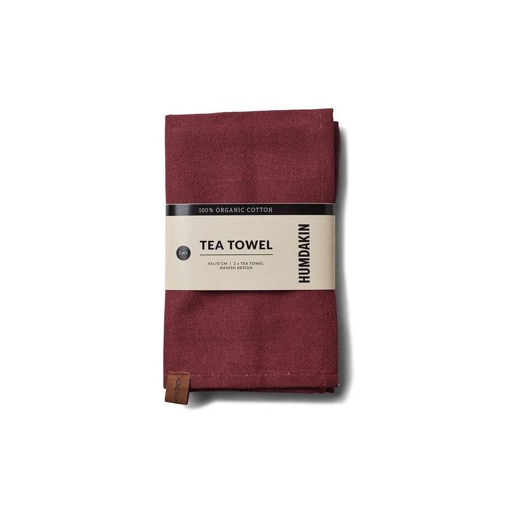 Organic tea towel - 2 pack | Humdakin | Skandium London