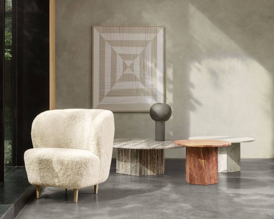 Gubi - Stay Lounge Chair - Small - Wooden Legs - Skandium London