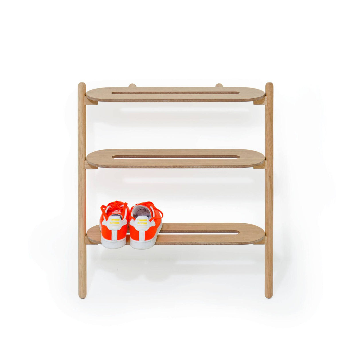 Heel Bar Shoe Tidy - Oak | Wireworks | Skandium London