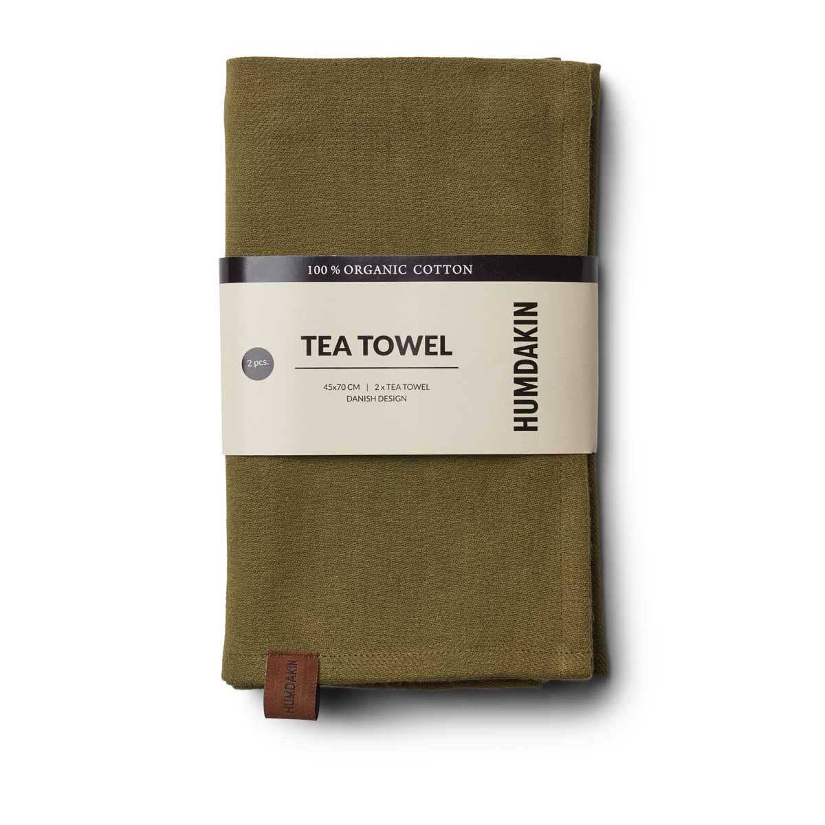 Organic tea towel - 2 pack | Humdakin | Skandium London