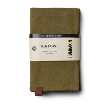 Organic tea towel - 2 pack | Humdakin | Skandium London