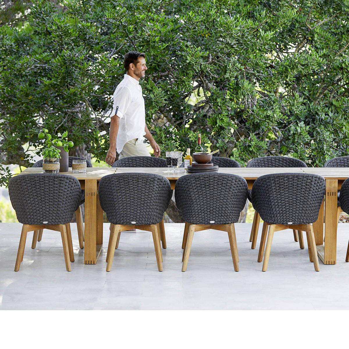 Peacock Chair | Teak Legs | Cane-line | Skandium London