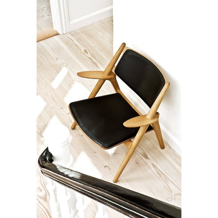Carl Hansen - CH28 Upholstered Chair - Leather - Skandium London