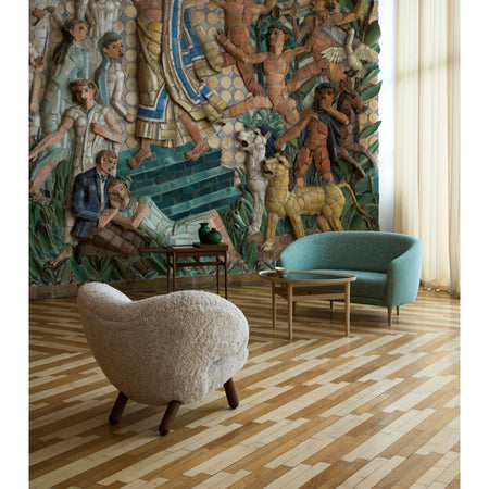 House of Finn Juhl - Pelican Lounge Chair - Sheepskin - Skandium London