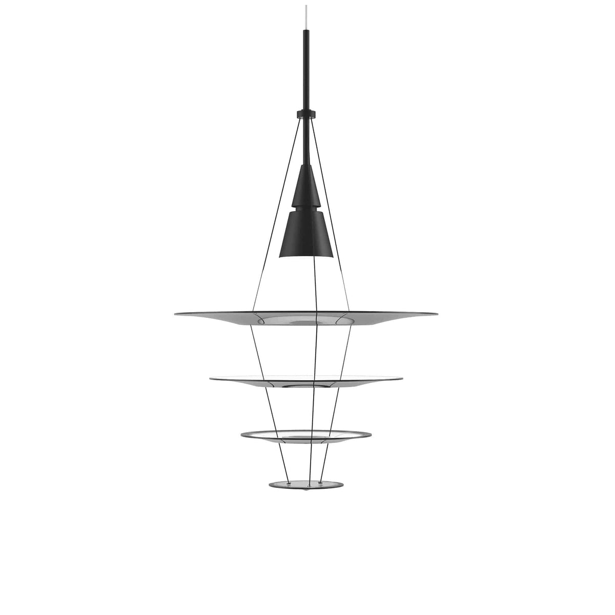Louis Poulsen - Enigma pendant lamp, black - Skandium London