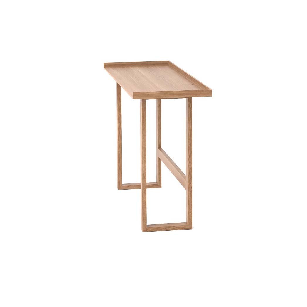 Wireworks - Slim Laptop Writing Table - Natural Oak - Skandium London