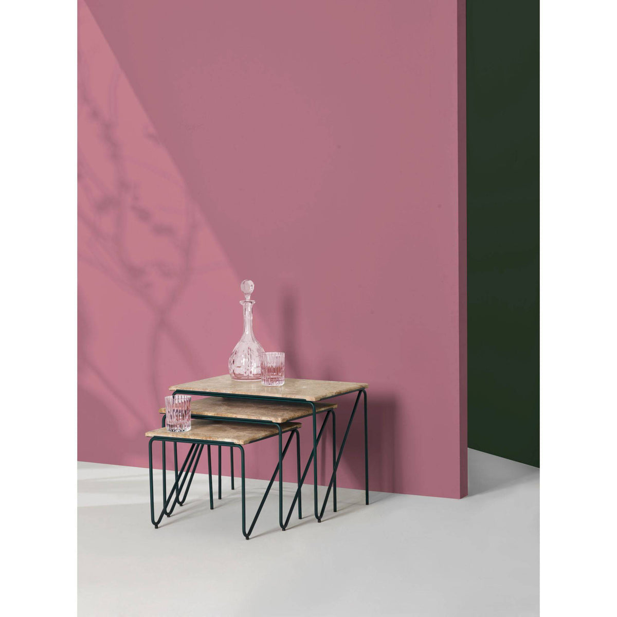 Please Wait to be Seated - Triptych Nesting tables - Skandium London