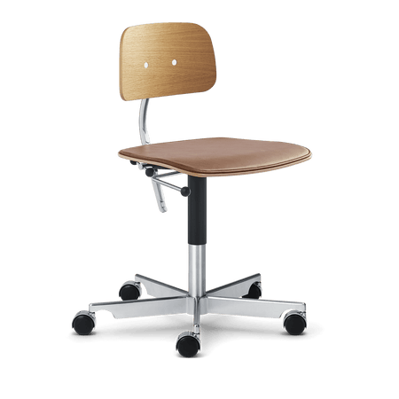 Montana - Kevi 2533 Office Chair with Leather Seat - Skandium London