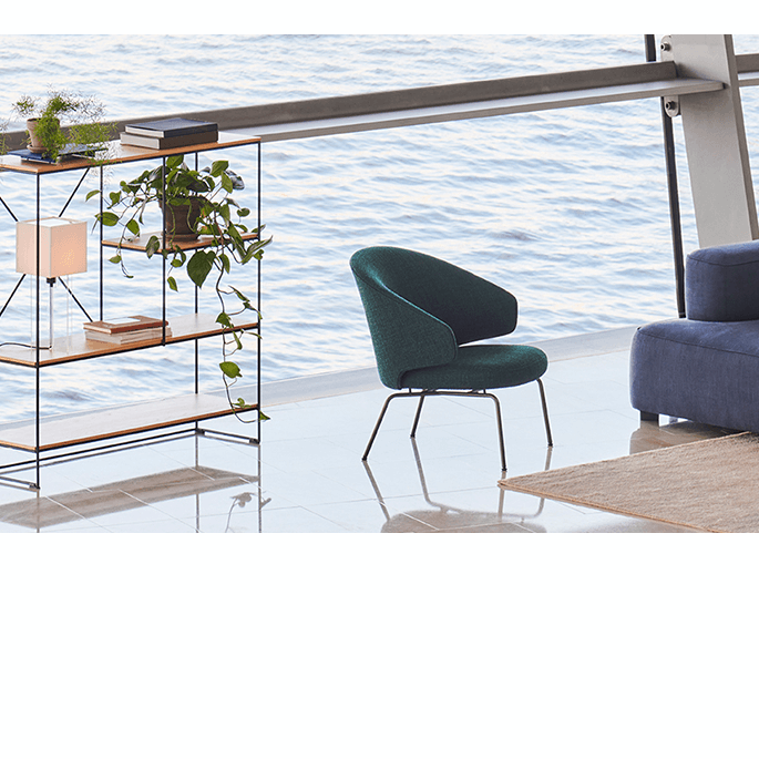 Fritz Hansen - Let™ lounge chair, wooden base - Skandium London