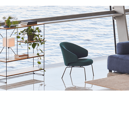 Fritz Hansen - Let™ lounge chair, wooden base - Skandium London