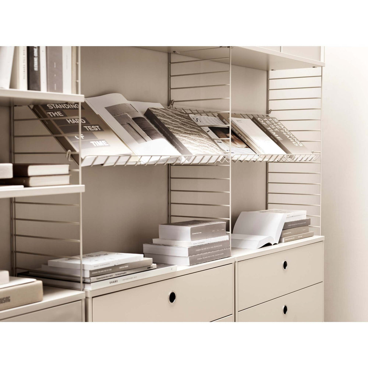 String - Magazine Shelf - Wire - Skandium London