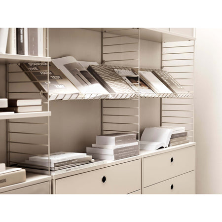 String - Magazine Shelf - Wire - Skandium London
