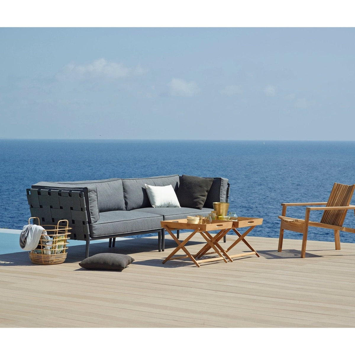 Cane-line - Conic Sofa - Left Module - 2-seater - Skandium London