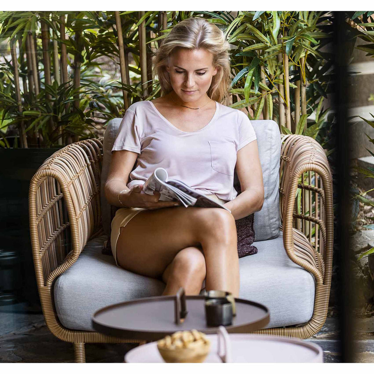 Nest Outdoor Lounge Chair | Cane-line | Skandium London