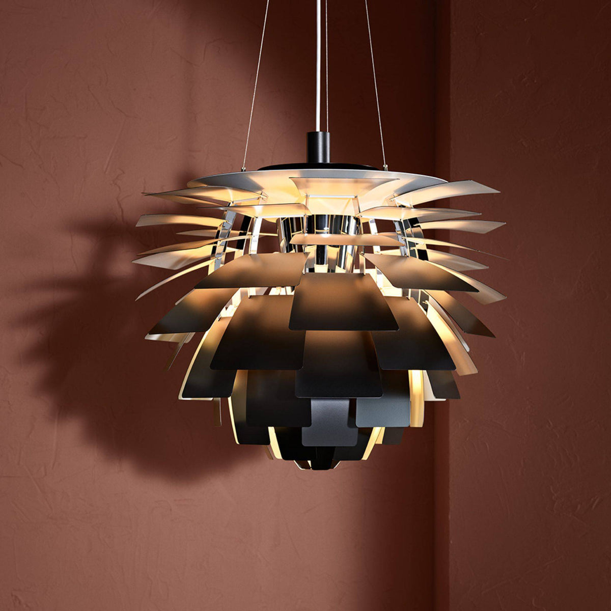 Louis Poulsen - PH Artichoke Black Pendant Lamp - Skandium London