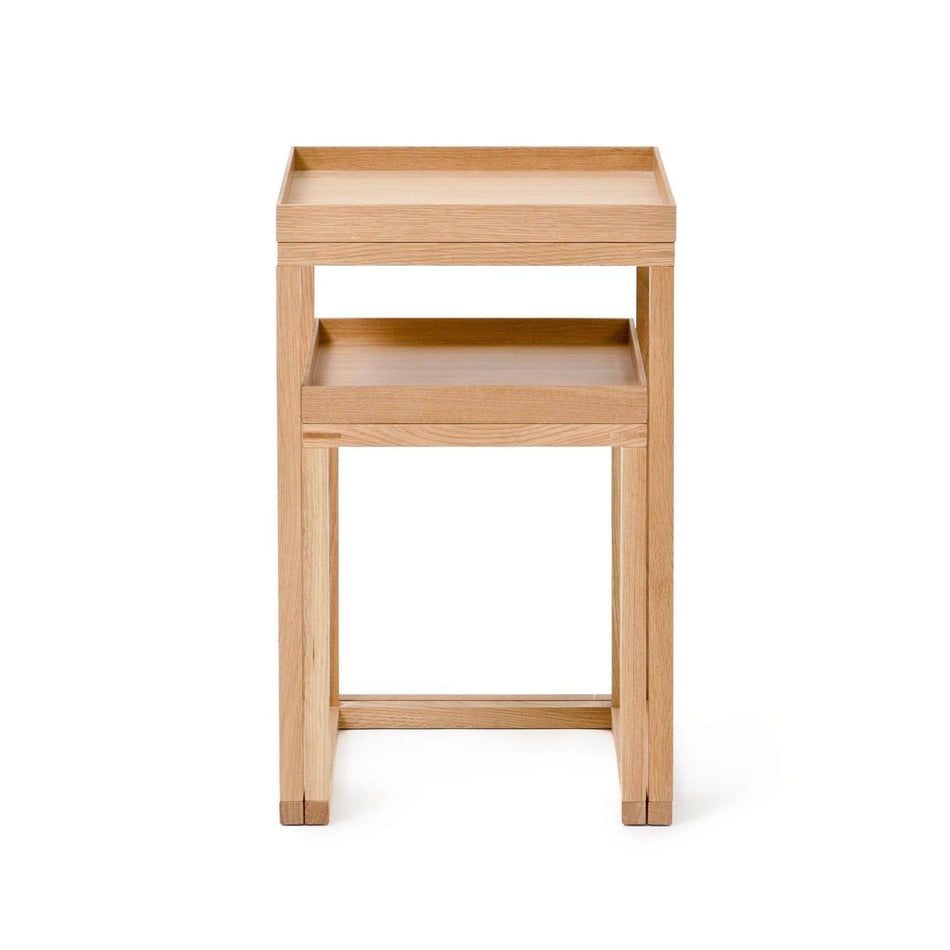 Wireworks - Nest Pair of Tables - Oak/Oak - Skandium London