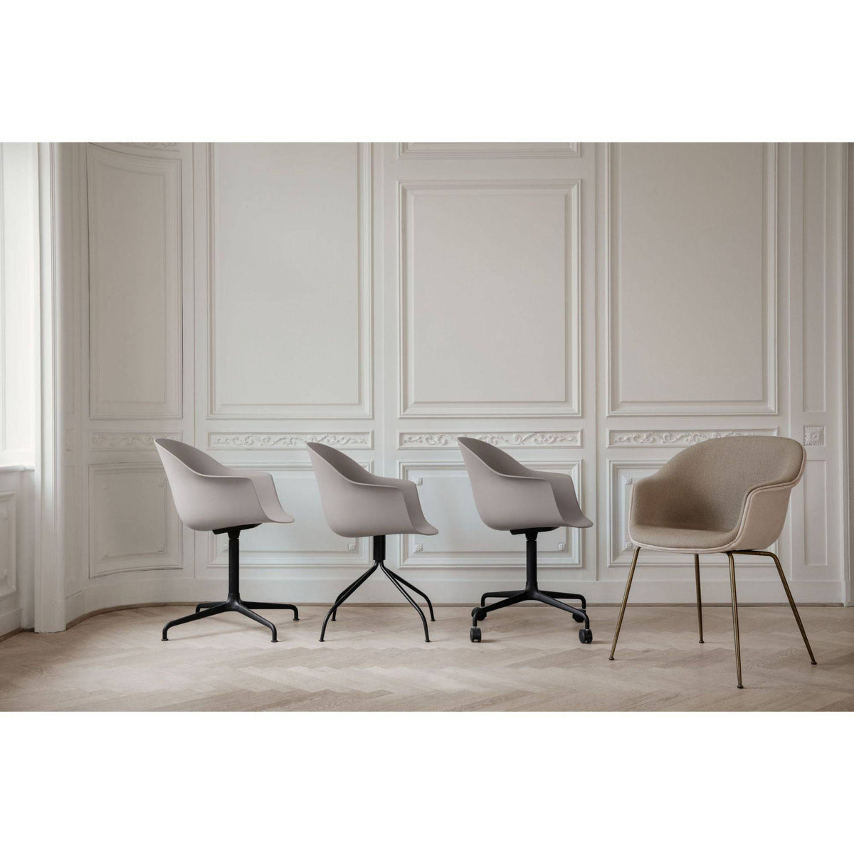 Gubi - Bat Meeting Chair - Front Upholstered - Skandium London